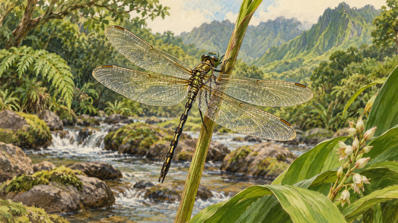 Illustration representing insects and arachnids